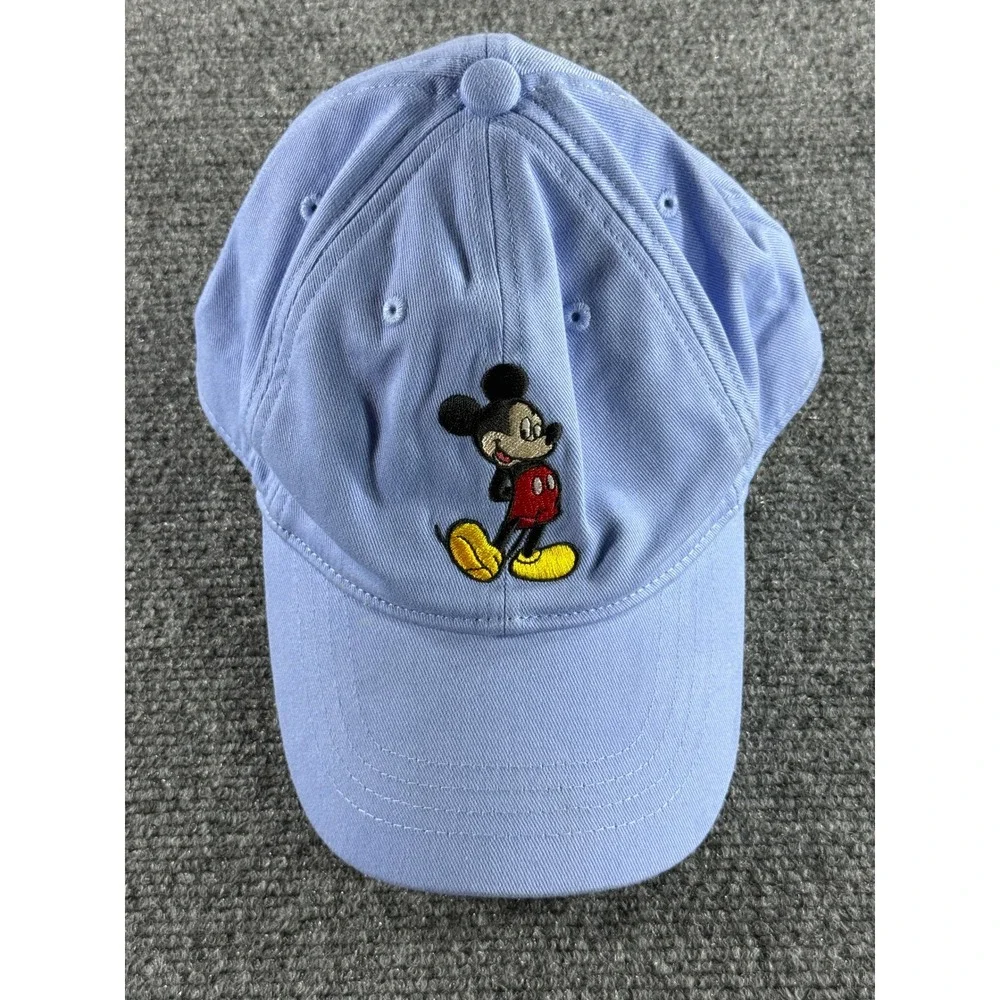 Gap Kids Disney Mickey Mouse Baseball Hat Light Blue Adjustable Cotton Cap